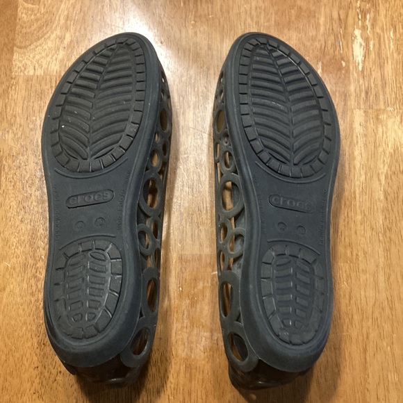 Crocs jelly style open toe flats - Picture 4 of 4